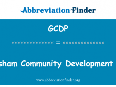 格雷沙姆社区发展计划英文定义是Gresham Community Development Plan,首字母缩写定义是GCDP