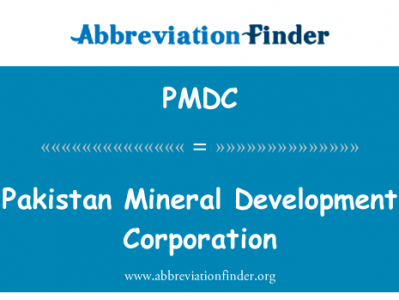 巴基斯坦矿业开发公司英文定义是Pakistan Mineral Development Corporation,首字母缩写定义是PMDC