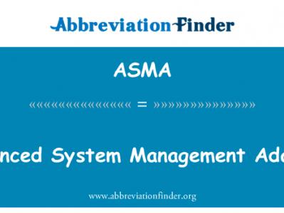 先进的系统管理适配器英文定义是Advanced System Management Adapter,首字母缩写定义是ASMA