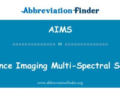 推进成像多光谱传感器英文定义是Advance Imaging Multi-Spectral Sensor,首字母缩写定义是AIMS
