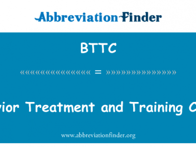 行为治疗和培训中心英文定义是Behavior Treatment and Training Center,首字母缩写定义是BTTC