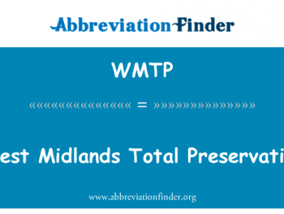 西米德兰兹郡总保存英文定义是West Midlands Total Preservation,首字母缩写定义是WMTP