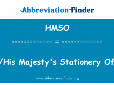 她他陛下文具办公英文定义是HerHis Majesty's Stationery Office,首字母缩写定义是HMSO