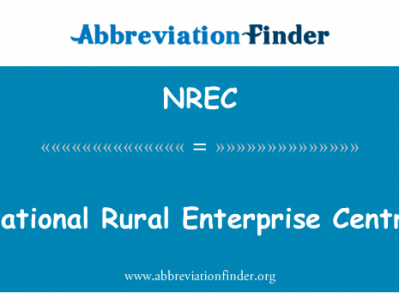 全国乡镇企业中心英文定义是National Rural Enterprise Centre,首字母缩写定义是NREC