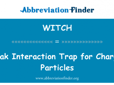 带电粒子的弱相互作用陷阱英文定义是Weak Interaction Trap for Charged Particles,首字母缩写定义是WITCH
