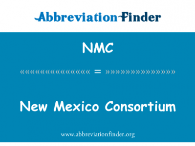 新墨西哥财团英文定义是New Mexico Consortium,首字母缩写定义是NMC