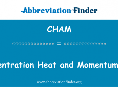 集中供热和动力有限公司英文定义是Concentration Heat and Momentum, Ltd,首字母缩写定义是CHAM