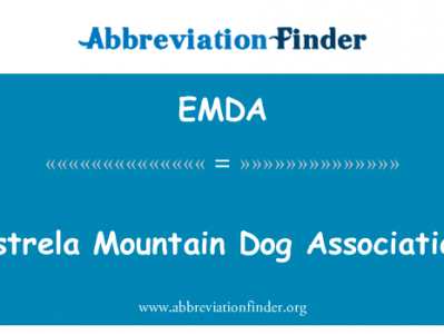 埃斯特雷拉山狗协会英文定义是Estrela Mountain Dog Association,首字母缩写定义是EMDA