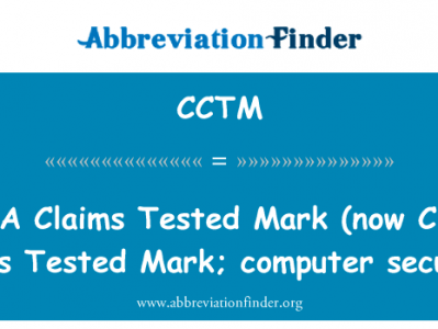 国际联合会会长声称测试标记 （现在 CESG 索赔测试标记 ； 计算机安全）英文定义是CSIA Claims Tested Mark (now CESG Claims Tested Mark; computer security),首字母缩写定义是CCTM