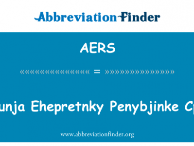 Arehunja Ehepretnky Penybjinke Cpbnje英文定义是Arehunja Ehepretnky Penybjinke Cpbnje,首字母缩写定义是AERS